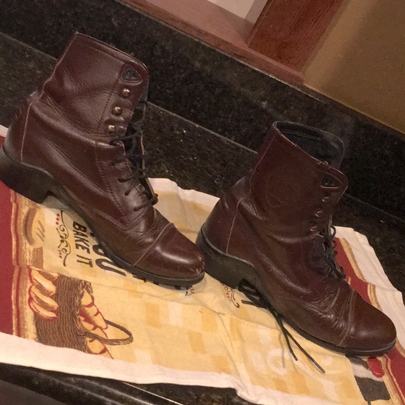 Ariat Shoes Ariat Paddock Boots Equestrian Horse Barn Schooling